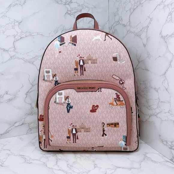 Michael Kors Jet Set Girls Jaycee Large Backpack - Picture 1 of 10